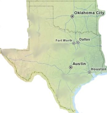 Texas and Oklahoma